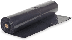 25KG Rollo Polietileno Reciclado Negro (0,15mm - 2m ancho expandible a 4m)