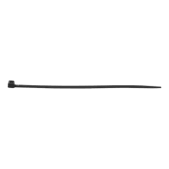 ABRAZADERA PLÁSTICA NEGRA 3.6X140MM (100U)