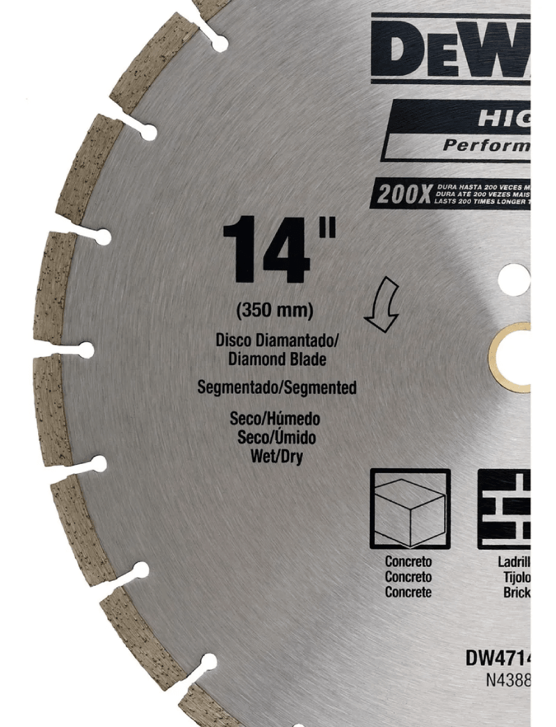 DISCO DIAMANTADO SEGMENTADO 14