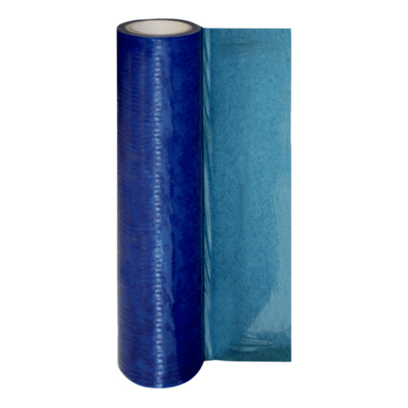 FILM ADHESIVO PROTECTOR AZUL TRASLUCIDO (60cm x 100m / 50 micras) 0