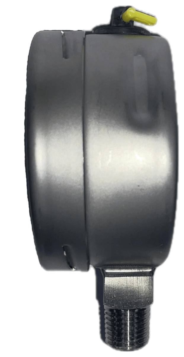 Manómetro Full Inox Ø 63mm Rango 0-25 bar, Inferior2