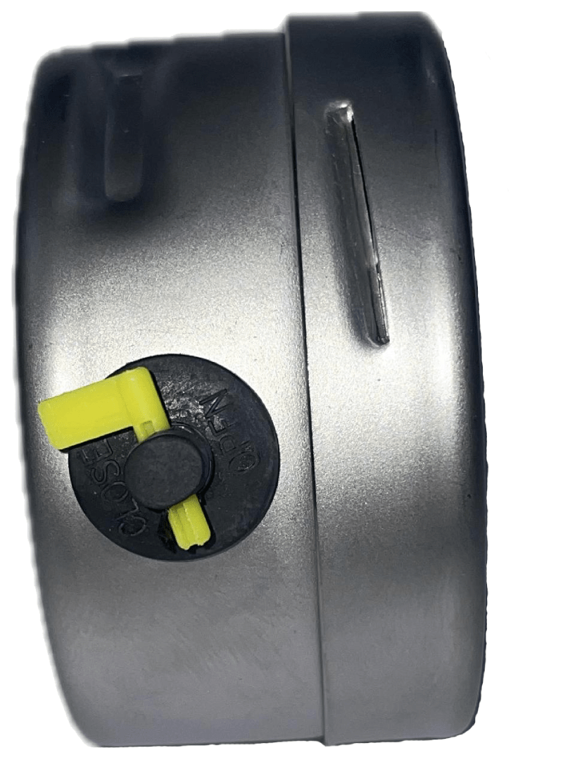 Manómetro Full Inox Ø 63mm Rango 0-14 bar, Inferior3