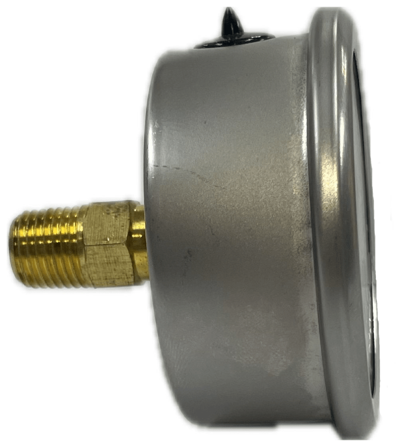 Manómetro Inox-Bronce Ø 63mm Rango 0 - 4 bar, Posterior2
