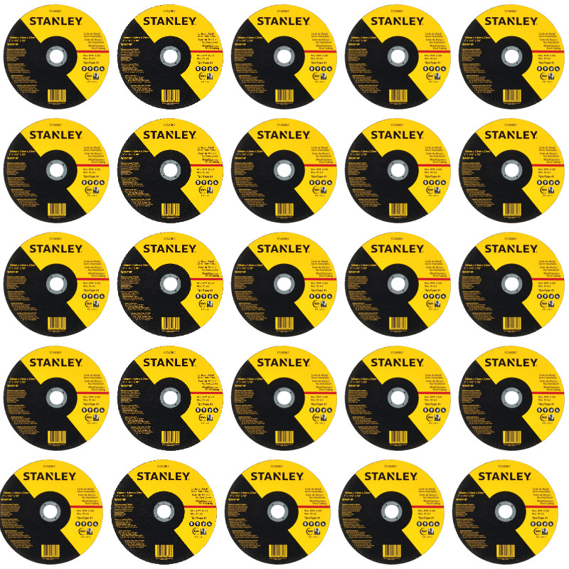 PACK 25 DISCOS CORTE ACERO INOX 7