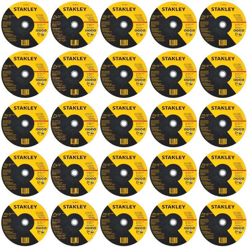 PACK 25 DISCOS CORTE ACERO INOX 9