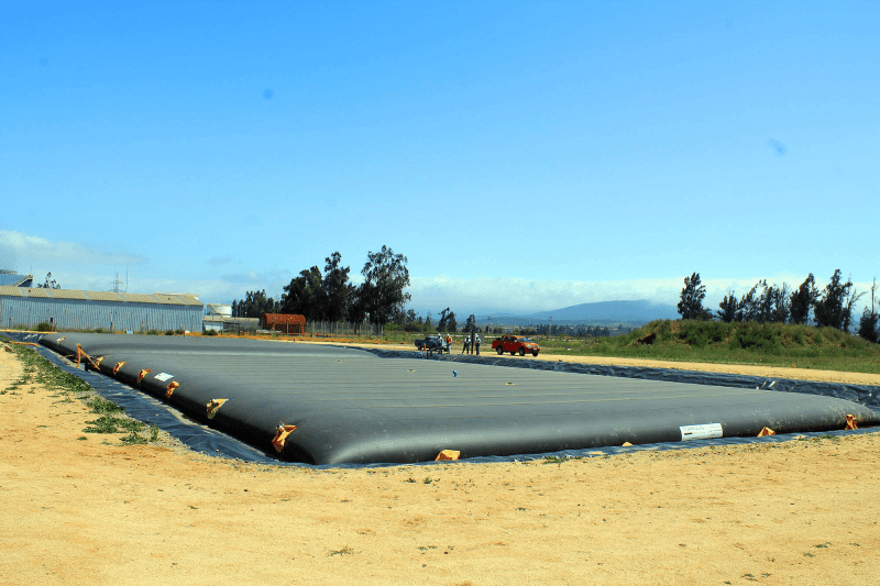 Estanque Cisterna Flexible 20M3 (5.7x4.6x1.2m) 2 Válvulas de 2