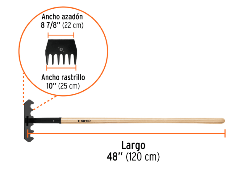 MCLEOD RASTRILLO FORESTAL 48