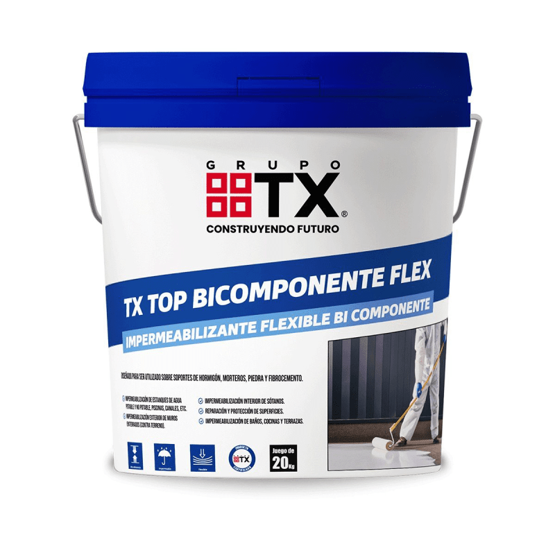 TX TOP BICOMPONENTE FLEX (A+B) GRIS 20KG 0