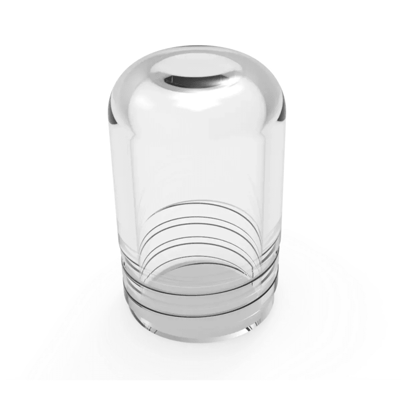 TUBO VISOR TRANSPARENTE CON JUNTA DE GOMA PARA FILTRO VULCANO2