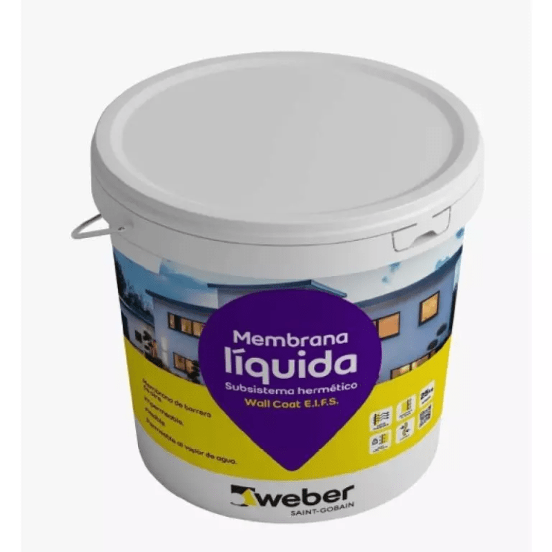 Weber Membrana líquida hermética Wall Coat EIFS 0