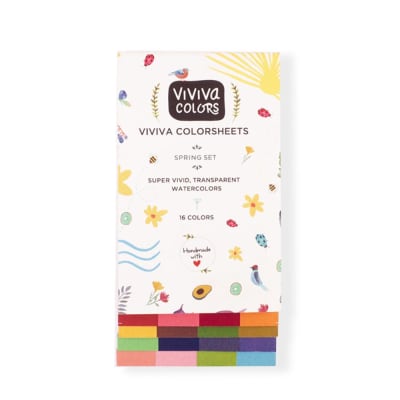 ACUARELAS VIVIVA - SET SPRING 16 COLORES2