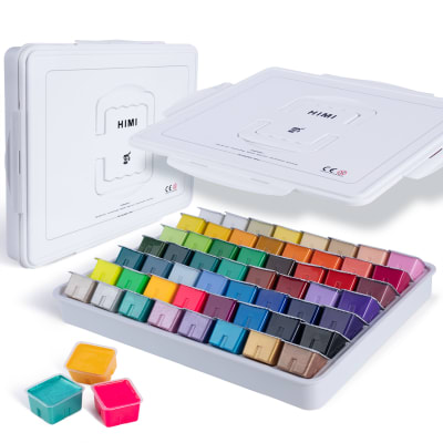 SET GOUACHE MIYA - 56 Colores caja blanca1