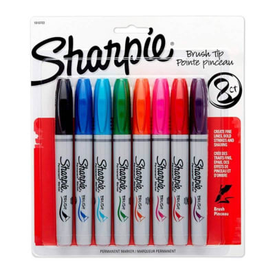 Marcadores Sharpie - Set 8 Colores Punta Pincel1