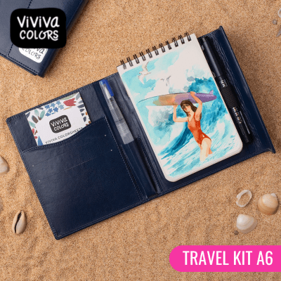 Travel Kit Acuarela Viviva - A65
