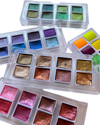 Set Acuarelas Seamiart - Variedad de colores1