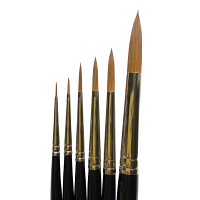 PINCEL ROSEMARY & CO Red Dot Pointed Round - Variedad de Tamaños1