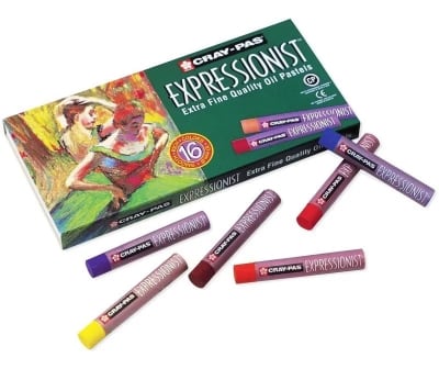 SET PASTEL AL ÓLEO SAKURA Cray Pas EXPRESSIONIST - 16 COLORES1