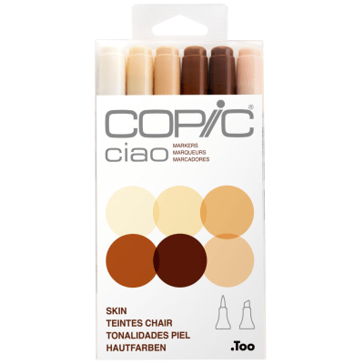 MARCADORES COPIC CIAO - SET RETRATO 6 COLORES4
