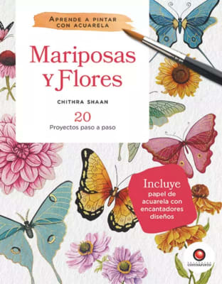 LIBRO EDITORIAL CONTRAPUNTO Mariposas y Flores. Aprende a pintar con acuarela1