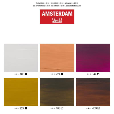 ACRILICOS AMSTERDAM STANDARD SERIES - SET PORTRAIT 6 X 20ML