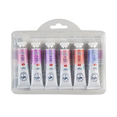 Set Acuarelas White Nights 6 Tubos -  Rose Flowers