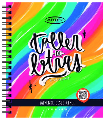 LIBRO LETTERING ARTEL - TALLER DE LETRAS 21X25 CM