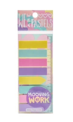 SET BANDERITAS Y FLECHAS SEÑALADORAS MOOVING PASTEL ROSE(200u)1