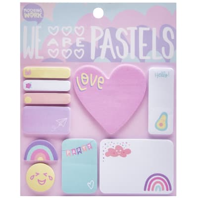 SET NOTAS ADHESIVAS PASTEL ROSE MOOVING1