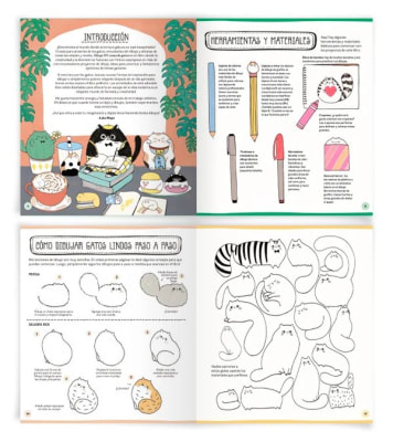 LIBRO EDITORIAL CONTRAPUNTO Dibuja 101 Cosas de Gatos