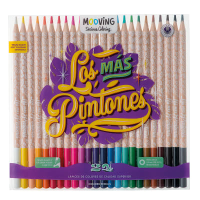 Set lápices Mooving Los más Pintones - 24 colores regulares1