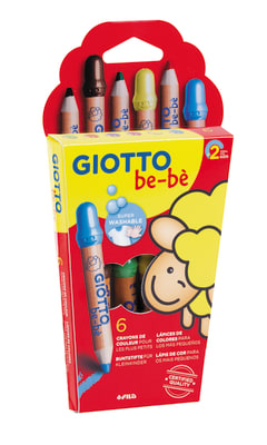 LAPICES GIOTTO BEBÉ - 6 colores1