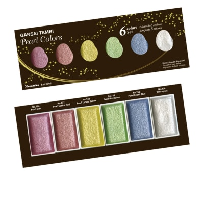 ACUARELAS KURETAKE GANSAI TAMBI - PEARL COLORS
