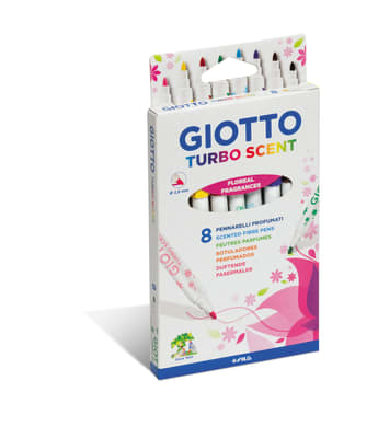 MARCADORES GIOTTO TURBO SCENT 8 COLORES 2.8 MM1