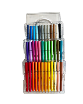 SET MARCADORES ACRILÍCOS FLUIDO 36 COLORES PUNTA PINCEL