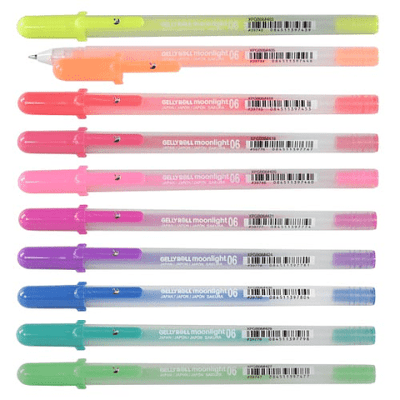 GELLY ROLL MOONLIGHT - Variedad de Colores