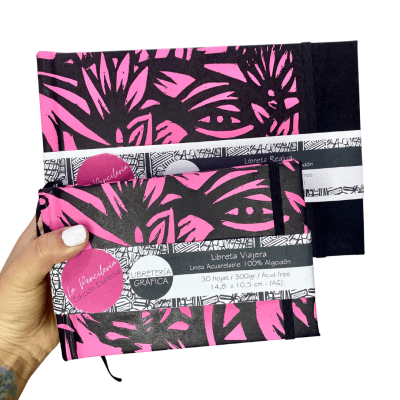 Libreta Acuarela Pencilería- 100 % algodón tamaño A5 - A66