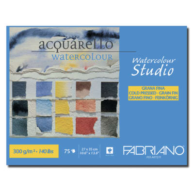 BLOCK ACUARELA FABRIANO WATERCOLOR STUDIO - 75 HOJAS1