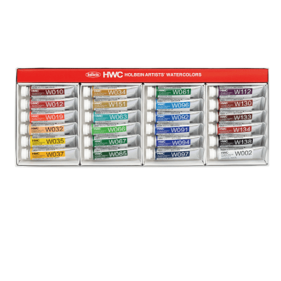 SET ACUARELAS HOLBEIN 24 COL 5 ML1