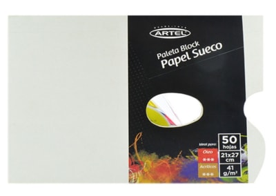 PALETA BLOCK ARTEL - PAPEL SUECO