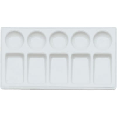 PALETA MEZCLADORA DE PORCELANA AMI - RECTANGULAR 10 ESPACIOS1
