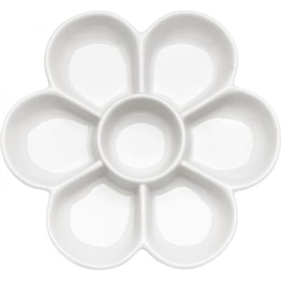 PALETA DE PORCELANA AMI - FLOR 7 ESPACIOS 18 CM1