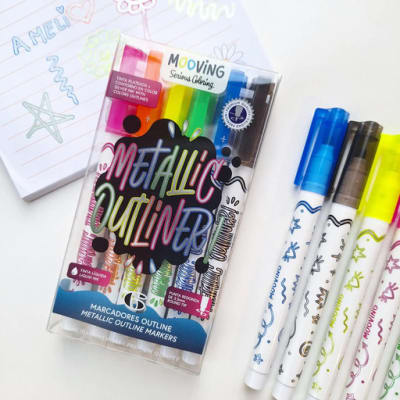 SET MARCADORES MOOVING Metálicos Outliner