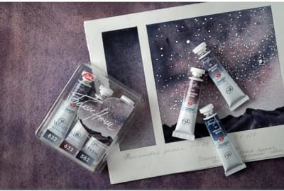 Set Tubos White Nights SPACE- Colores Granulados , 3 TUBOS X10 ML