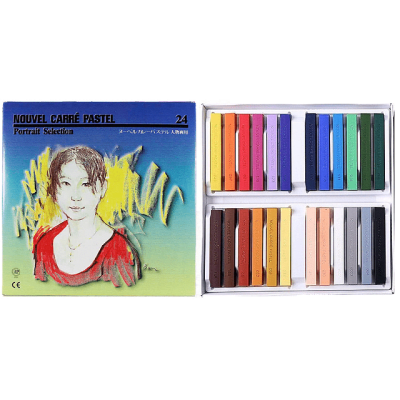 SET PASTEL SAKURA Nouvel Carré - SET 24 COLORES RETRATOS1