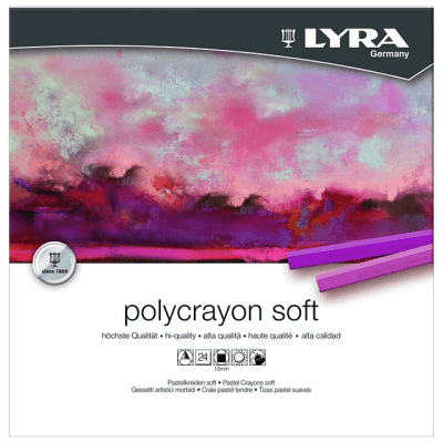 PASTELES LYRA POLYCRAYON SOFT- SET 24 COLORES1