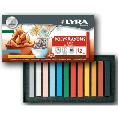 PASTELES LYRA POLYCRAYONS SOFT - SET 12 COLORES1