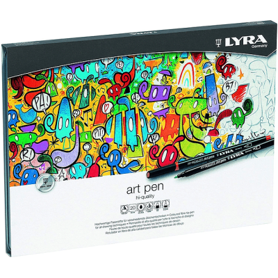 MARCADORES LYRA ART PEN 20 COLORES1