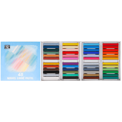 SET PASTEL SAKURA Nouvel Carré - SET 48 COLORES1