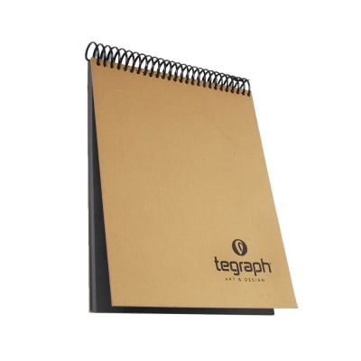 CROQUERA TEGRAPH 16x21 CM HOJA NEGRA1