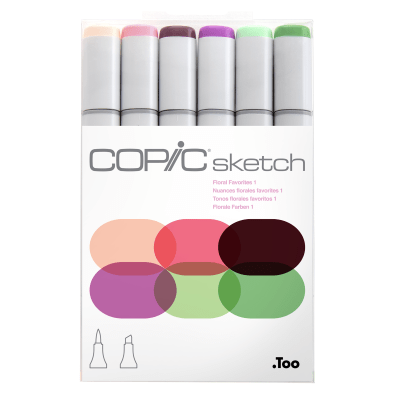 COPIC SKETCH - SET TONOS FLORALES 11